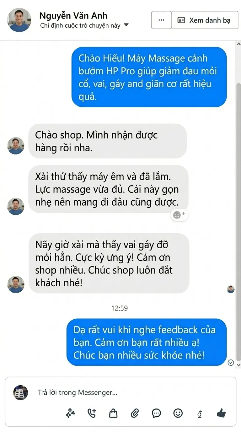 Phản hồi khách hàng 1